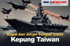 Dikepung Kapal dan Jet-jet...