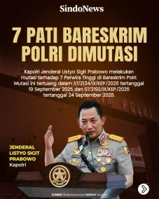 7 Perwira Tinggi Bareskrim...