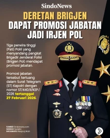 3 Brigjen Dapat Promosi...