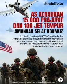 AS Kerahkan 15.000 Prajurit...