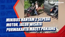 Minibus Hantam 2 Sepeda...