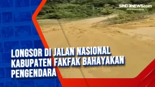 Longsor di Jalan Nasional...