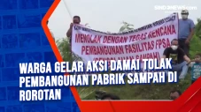 Warga Gelar Aksi Damai...