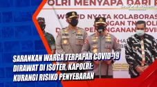 Sarankan Warga Terpapar...