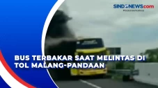 Bus Terbakar saat Melintas...