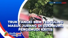 Truk Tangki BBM Terguling...