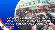Jokowi Berikan Jaket...