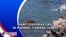 Pikap Terjun ke Laut...