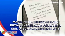 Masih Nihil, Ini Pesan...