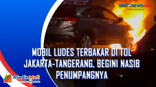 Mobil Ludes Terbakar...
