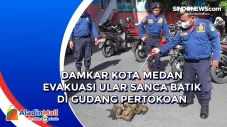Damkar Kota Medan Evakuasi...