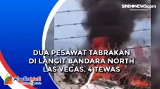 Dua Pesawat Tabrakan...