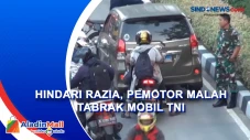 Hindari Razia, Pemotor...