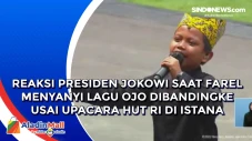 Reaksi Presiden Jokowi...