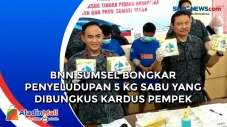 BNN Sumsel Bongkar Penyeludupan...