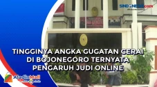 Tingginya Angka Gugatan...