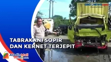 2 Truk Bertabrakan di...