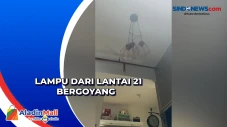 Warga Rekam Lampu Bergoyang...
