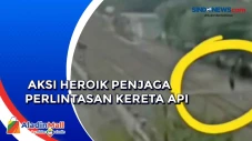 Viral! Penjaga Perlintasan...