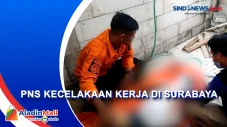 PNS Jatuh saat Perbaiki...