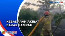 Diduga Warga Bakar Sampah,...