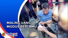 Pria Bertato Ditangkap...