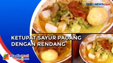 Menyantap Ketupat Sayur...