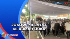 Jokowi dan Iriana Melayat...