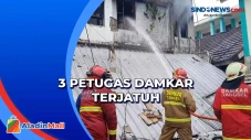 3 Petugas Damkar Terjatuh...