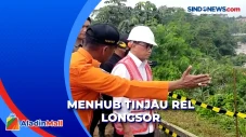Tinjau Rel Longsor di...