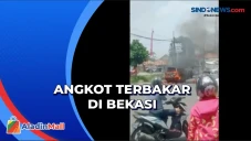 Angkot Ludes Terbakar...