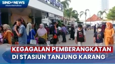 Ribuan Pemudik di Stasiun...