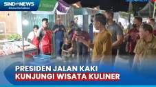 Momen Jokowi Jalan Kaki...