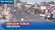 Disenggol Ojol dan Tersiram...