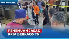 Jasad Pria Berkaos TNI...