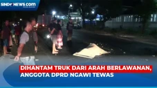 Dihantam Truk dari Arah...
