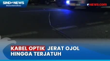 Ojol Terjatuh Kena Jerat...