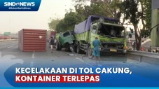 Ngeri! Kontainer Terlepas...