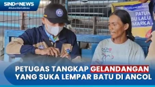 Lempar Batu ke Pengendara...