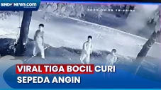 Terekam CCTV, Tiga Bocah...