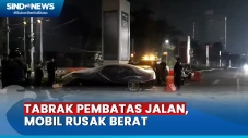 Tabrak Beton Pembatas...