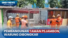 Belasan Warung PKL Dibongkar...