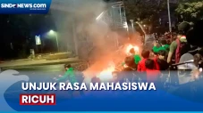 Barikade Beton Dibakar,...