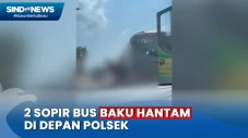 2 Sopir Bus Duel karena...