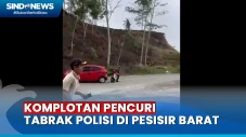 Detik-Detik Polisi Ditabrak...
