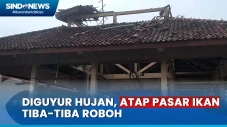Detik-Detik Atap Pasar...