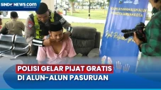 Polisi Gelar Pijat Gratis...