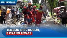 Tembok SPBU di Jakarta...
