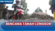 Longsor Kepung Jalan...