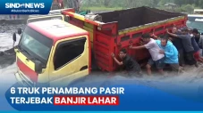 Detik-Detik 6 Truk Penambang...